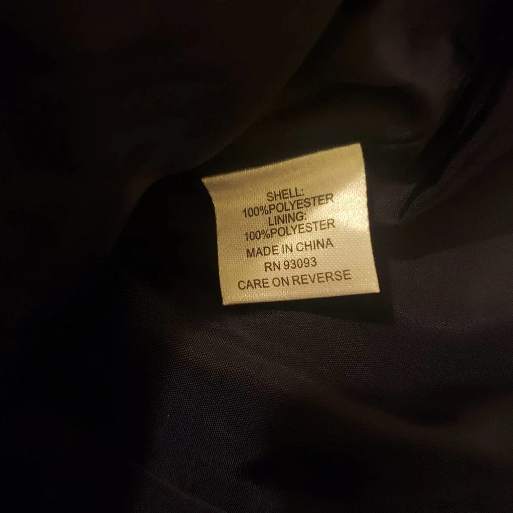 Tyler Boe boucle navy blue jacket with bow size medium - Picture 6 of 6